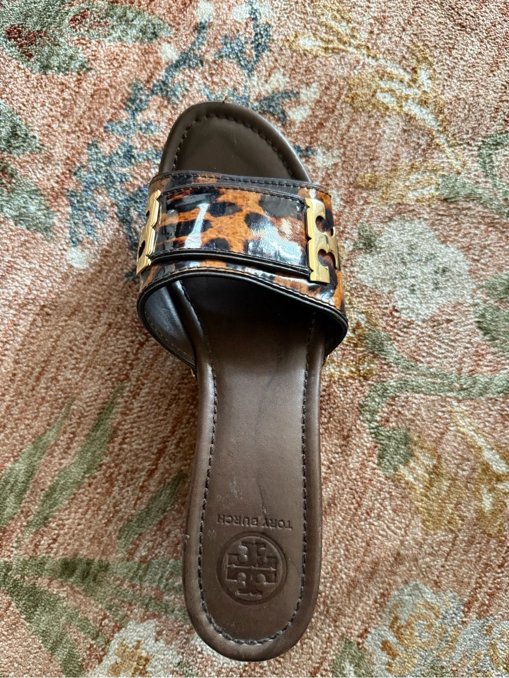 8.5 Bundle alert! Jimmy Choo Tan Leather Wedge Sandals and Tory Burch wedge